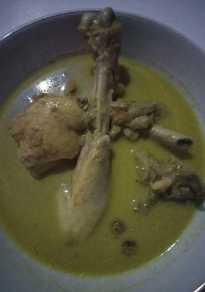 Foto resep Gulai ayam kampung tanpa cabe merah #BikinRamadanBerkesan