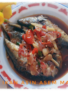Foto resep Ikan Asin Asem Manis