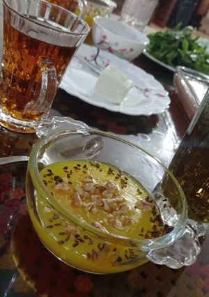 عکسی از دستور افطاری سریع و خوشمزه مشکوفی💓