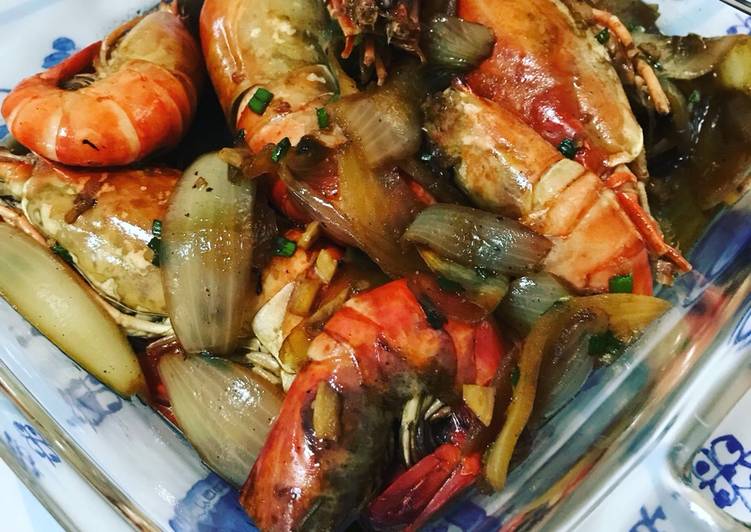Resep Udang saus Inggris yang Menggugah Selera