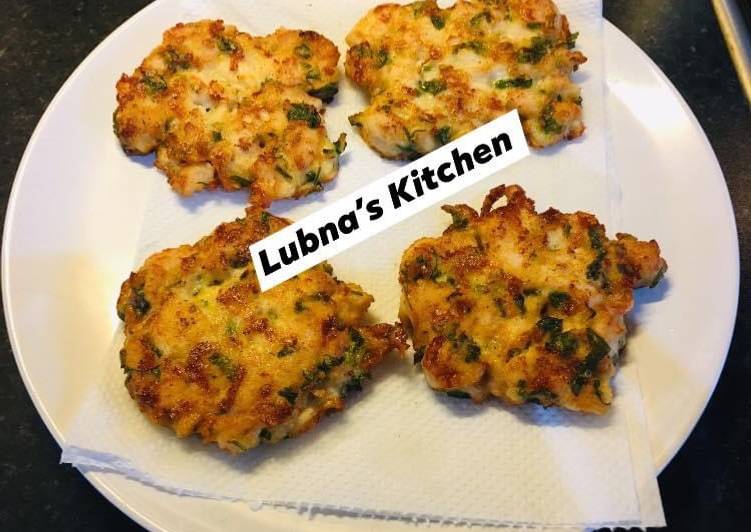 Recipe of Quick Cheesy Chicken Fritters: