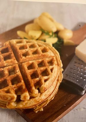 Kartoffelwaffeln mit Kräutern Rezepthauptbild