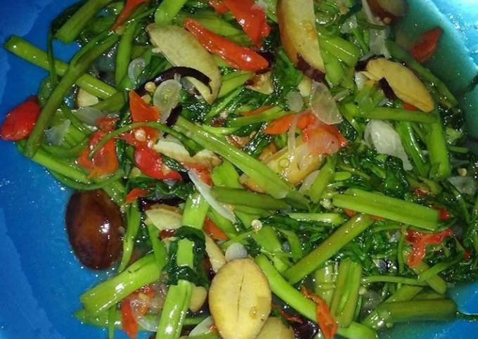 Resep Tumis jengkang (jengkol kangkung) yang Menggugah Selera