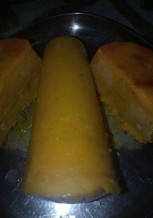 A picture of Mango kulfi.