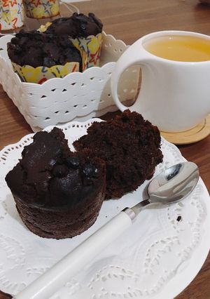 Foto resep Custard Muffin Chocolate