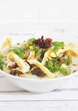 Foto resep Bubur ayam Ricecooker anti gosong