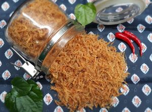 Hình của món Chà bông Heo cay Đài Loan.