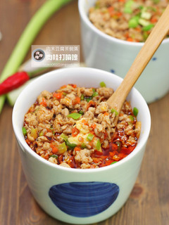 肉末豆腐茶碗蒸 的食譜成品照片