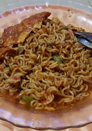 Foto resep Balado indomi telor goreng pete
