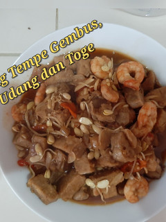 Foto resep Oseng Tempe Gembus dan Udang