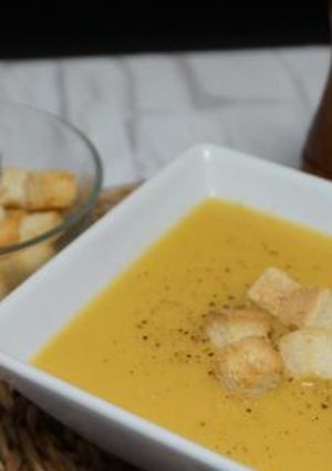 Una foto de Crema de garbanzos