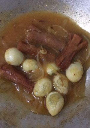 Foto resep Sosis Telur Pedas Manis