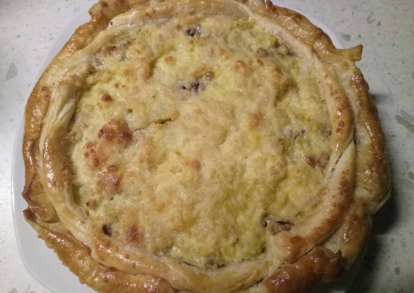 Porcini and potato pie