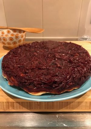 A picture of Red Cabbage Tarte Tatin.
