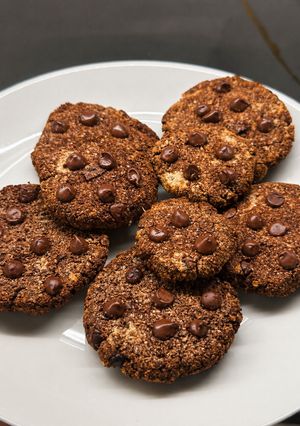 Una foto de Galletas chocoalmendra