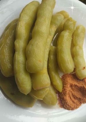 Hình của món Me ngâm đường.