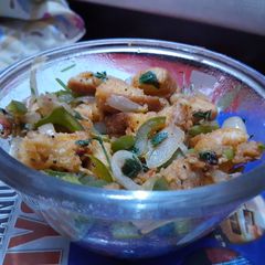 A picture of Bread poha.