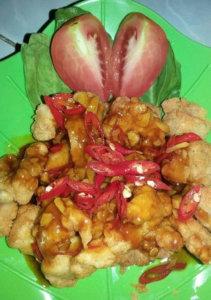Foto resep Ayam chrispy saos tiram