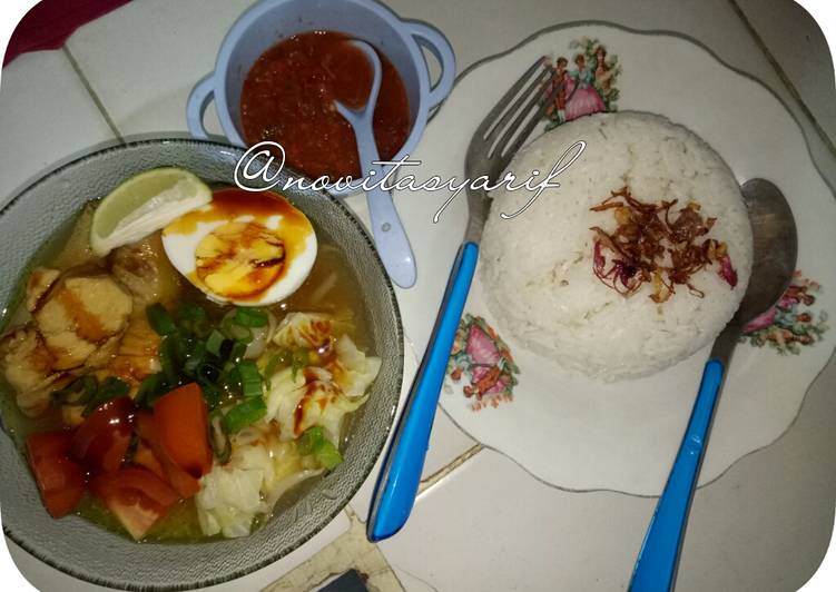 Langkah Mudah Menyiapkan Soto Ayam Raksasa 🍜🍗 Yang Lezat