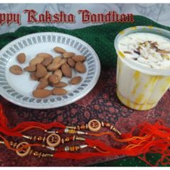 A picture of Badam Milk Shake.