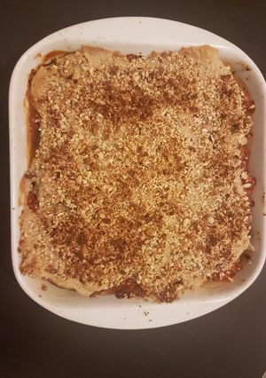 Une photo de Moussaka végane