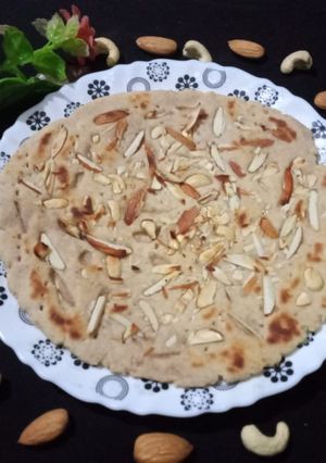 A picture of Dry fruit paratha.