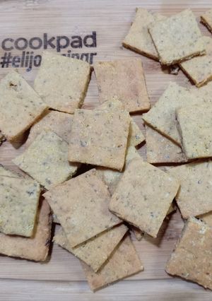 Una foto de Crackers de Garbanzos Crocantes