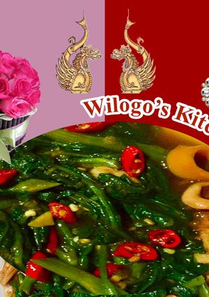 Foto resep Tumis kangkung-cumi