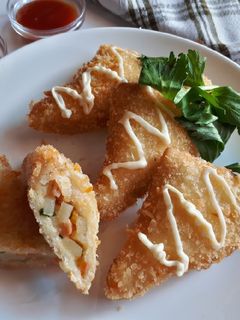Foto resep Roti Tawar Goreng isi sayuran