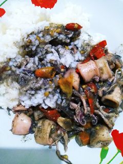 Foto resep Cumi hitam🦑