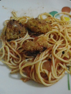 Una foto de Espaguettis con albóndigas de Quinoa