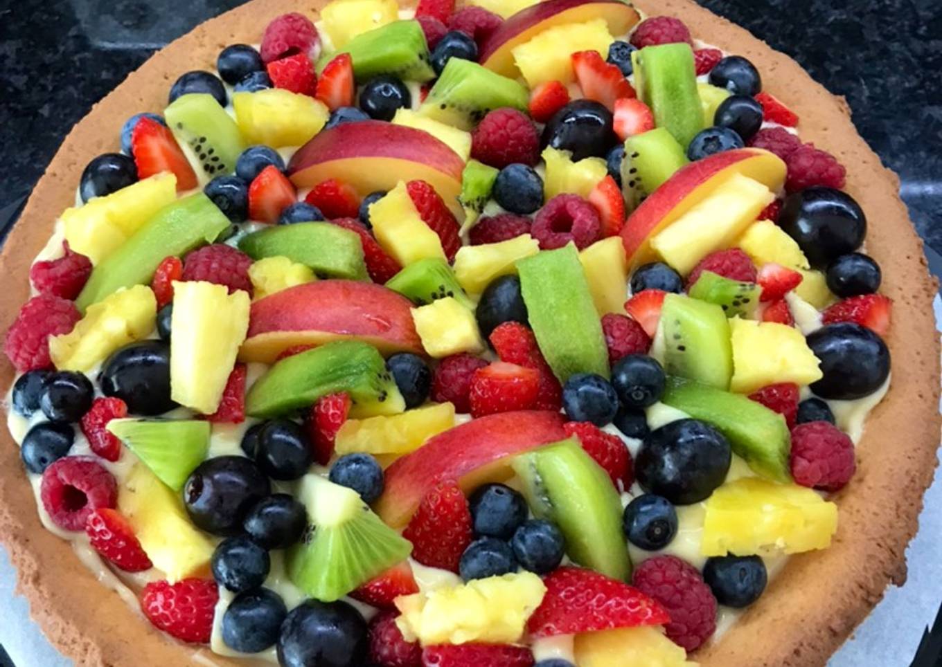 Tarte aux fruits d été