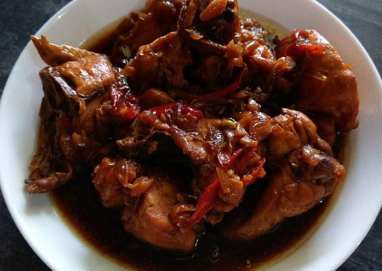 Ayam kecap jeruk limo