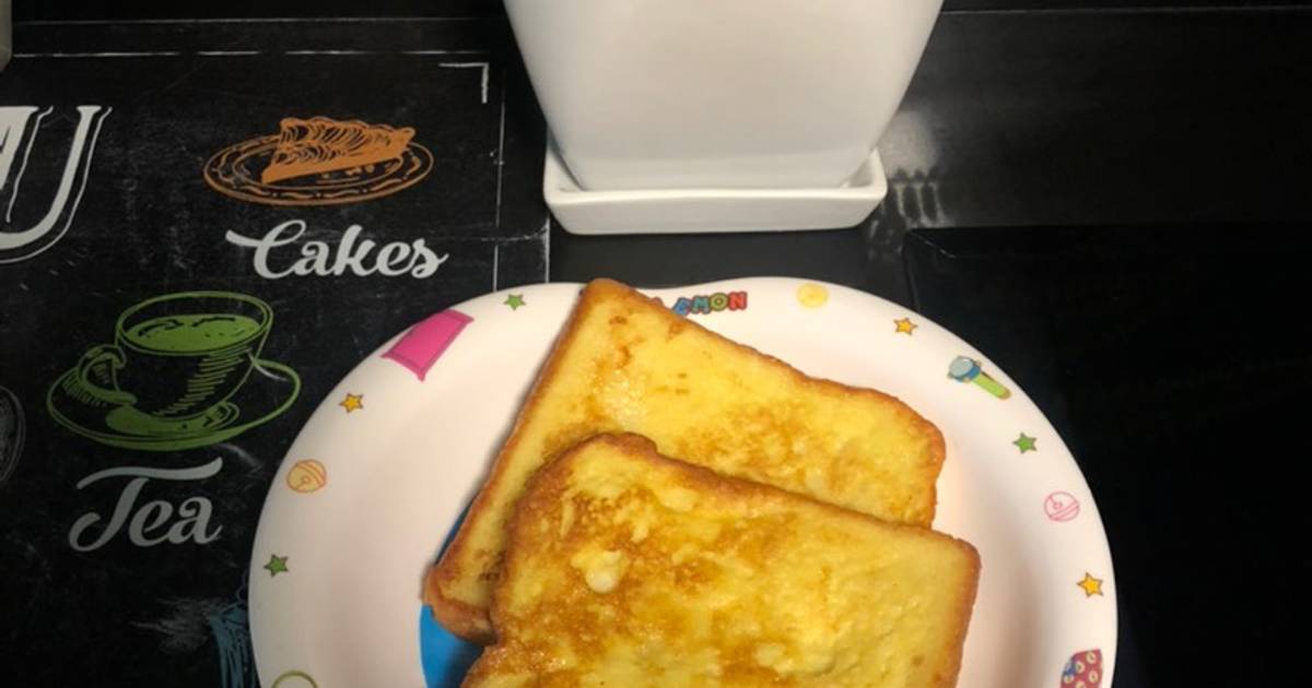 Resep French toast ala toast box oleh Nana - Cookpad