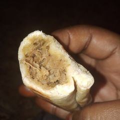 A picture of Mince puff fillings.
