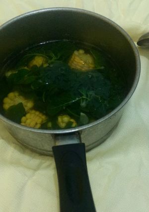 Foto resep Sayur Bening Bayam Jagung