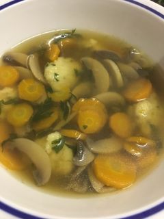 Gomba leves recept fotója