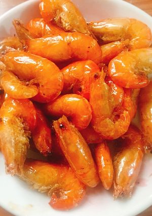 Hình của món Tôm rang giòn.