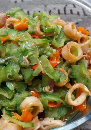 Foto resep Tumis pare cumi asin