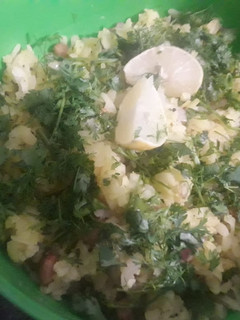 A picture of Kanda poha.
