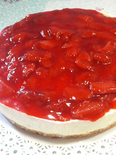 Una foto de Cheesecake de Frutillas🍓🍓