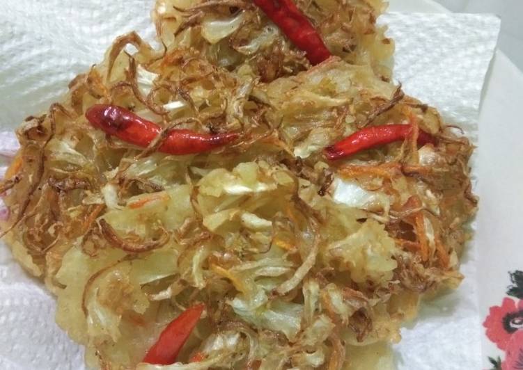 Cara Memasak Cepat Bakwan sayur Ala Warteg