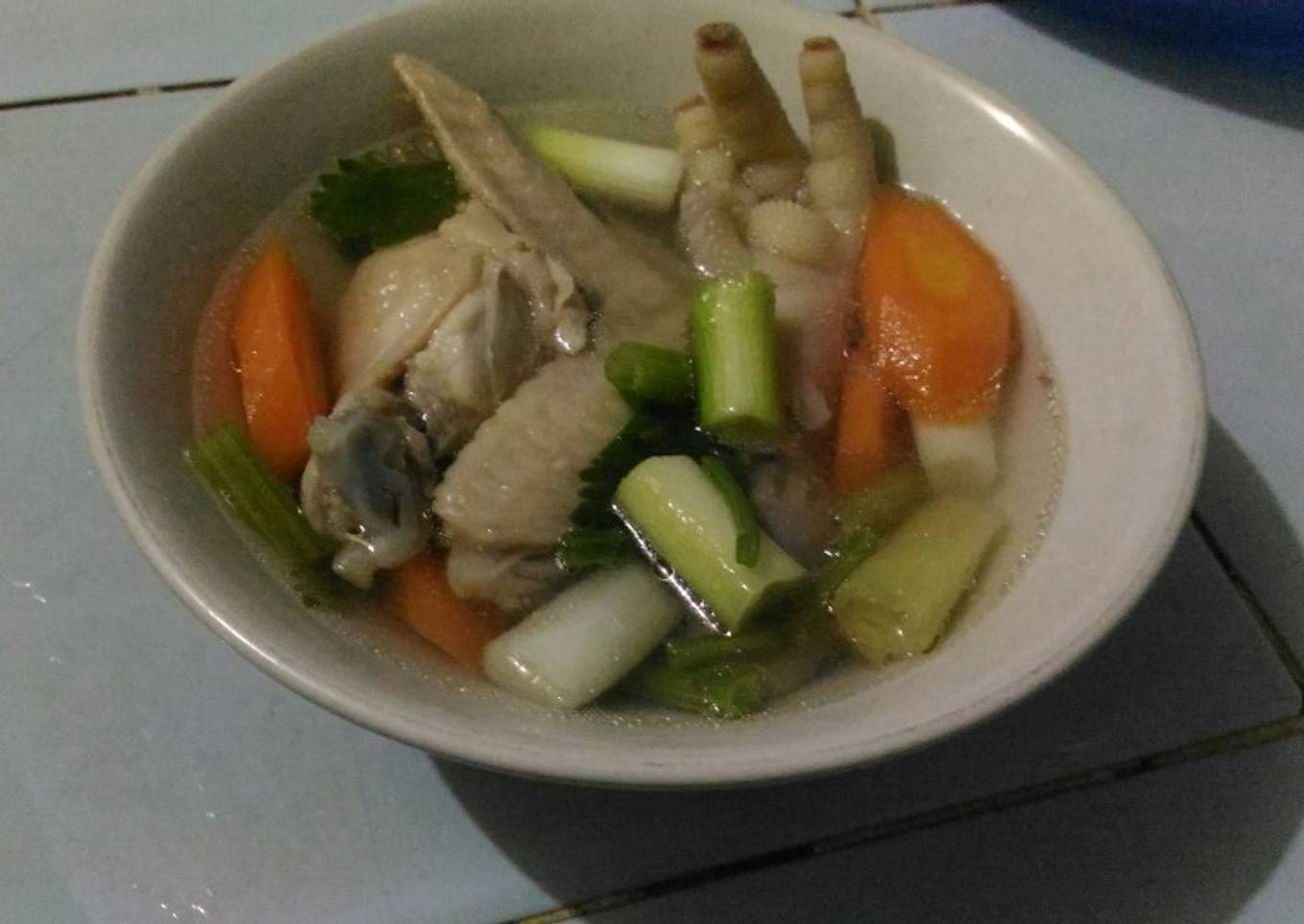 Sop ayam simple