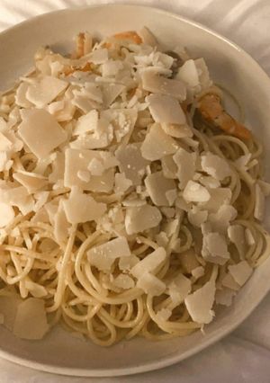 Foto de Esparguete com Camarão e Parmesão