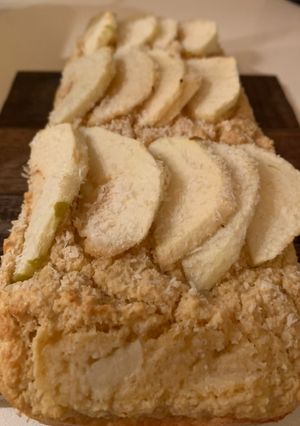 Una foto de Budín de coco y avena (súper fácil)