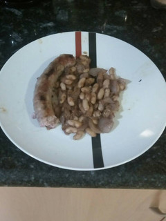 Una foto de Alubias con longaniza
