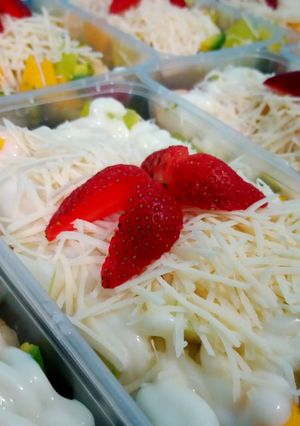 Foto resep Salad buah enak