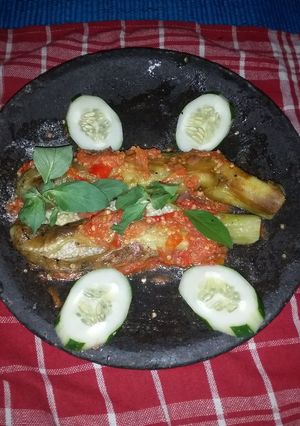 Foto resep Terong Bakar Sambal Penyet