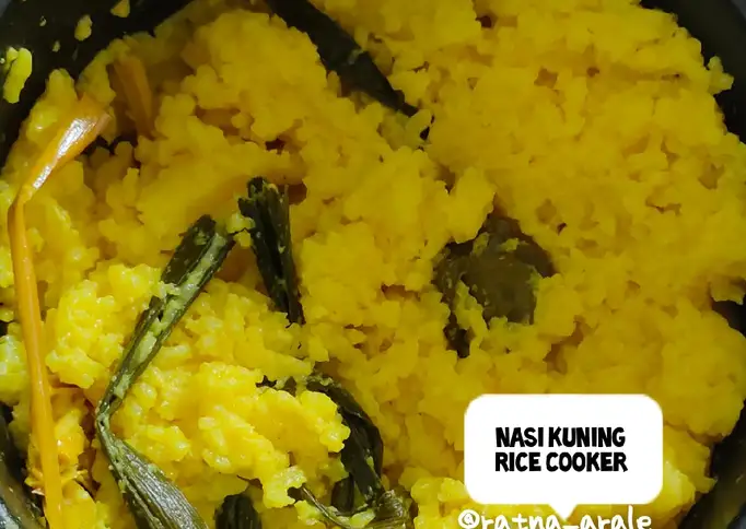 Nasi kuning rice cooker