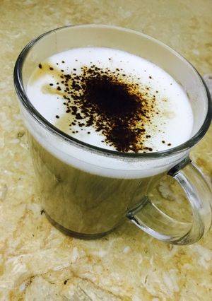 صورة لوصفة لاتيه صحية 😻☺️☕️